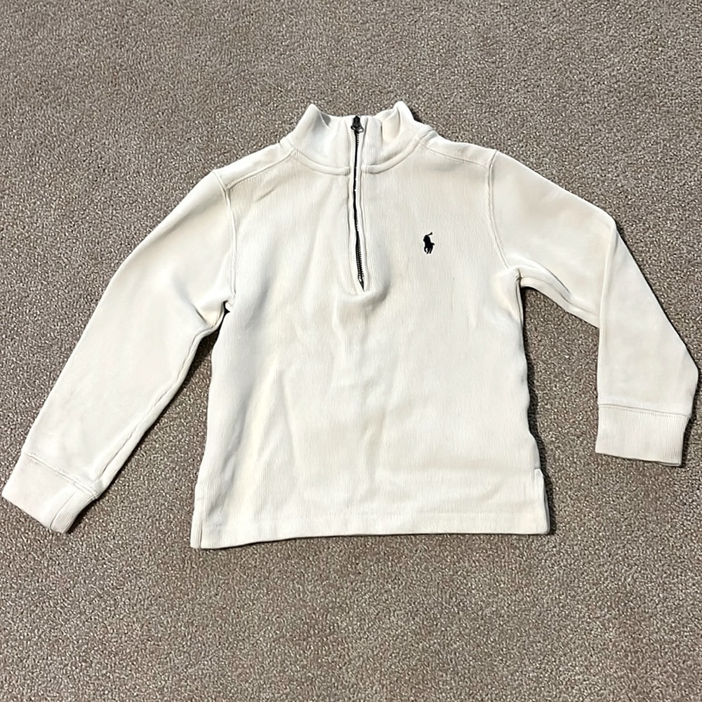 Boys quarter zip sweater